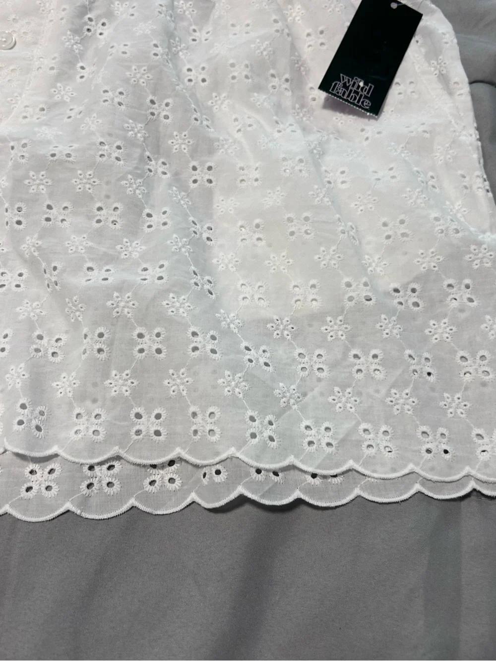 Wild Fable White Eyelet Lace Lounge Sleep Shorts Size XXL
